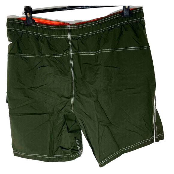 Speedo Mens Size XL Swim Trunks Shorts Marina Volley Eco Green Speed Dry Cargo - Picture 3 of 9